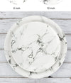 LEKOCH® Marble Pattern Porcelain Dessert Plate  8 /10 inch - lekochshop