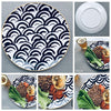 LEKOCH® 6 Pieces 8 /10 inch tableware Phnom penh geometry tableware ceramic Dinner Plate - lekochshop