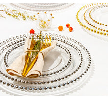 LEKOCH® Round Glass Electroplate Pearl Plate - lekochshop