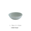 LEKOCH® Simple Decorative Pattern Ceramic Dinner Plate Dish - lekochshop