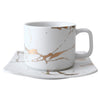 Nordic style golden marble Coffee Cup Sets - lekochshop