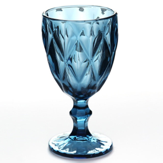 Vintage Relief Glass Cup - lekochshop