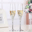 LEKOCH® Champagne Glasses With A Rim Side For Wedding
