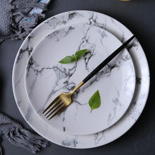 LEKOCH® 8inch Marble Grain Design Plate - lekochshop