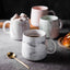 LEKOCH® 400ml Marble coffee mugs